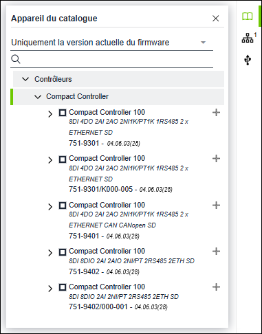 Sélection de produits « appareils du catalogue »