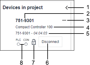 Devices in the Project