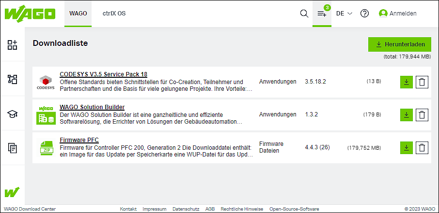 Downloadliste