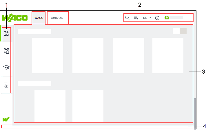 Structure of the WAGO Download Center