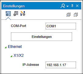 IP-Adresse einstellen