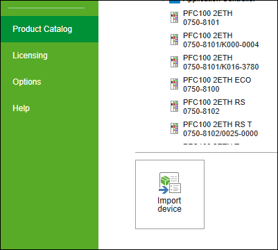 Importing a Third-Party Device via EDS