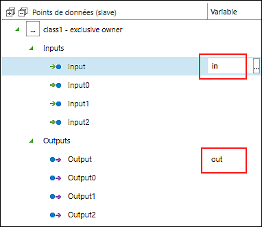 Attribuer des noms de variables