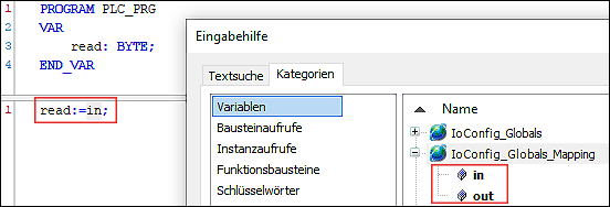 Zugriff auf die Variable in der Master-Applikation