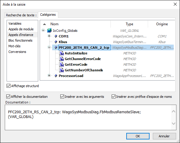 Ajouter une instance de bibliothèque