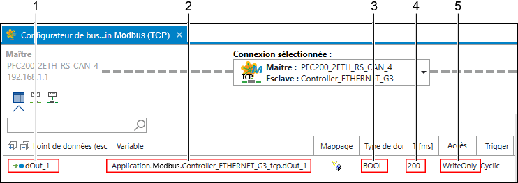 Nouvelle variable sur le maître