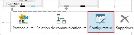 Ouvrir le configurateur de bus de terrain 