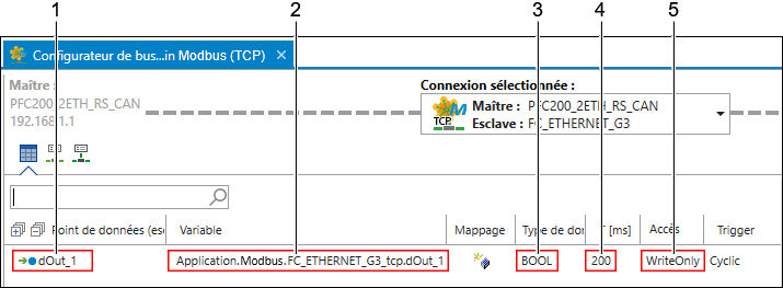 Nouvelle variable sur le maître