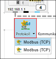 Protokoll auswählen
