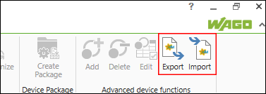 Import/Export Generic Devices