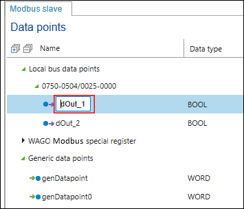 Rename Data Points