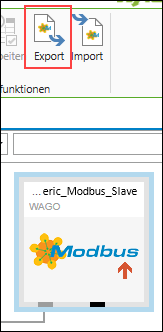 Variablen exportieren