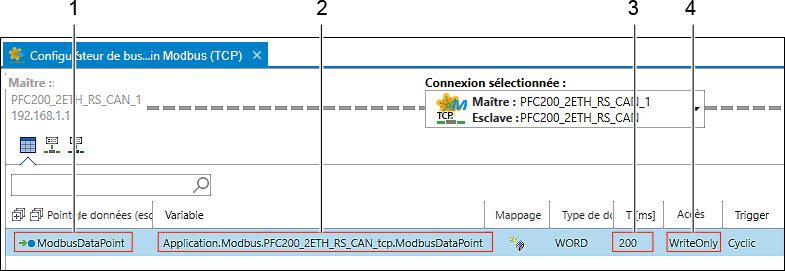 Nouvelle variable sur le maître