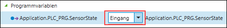 Kommunikationsrichtung auswählen