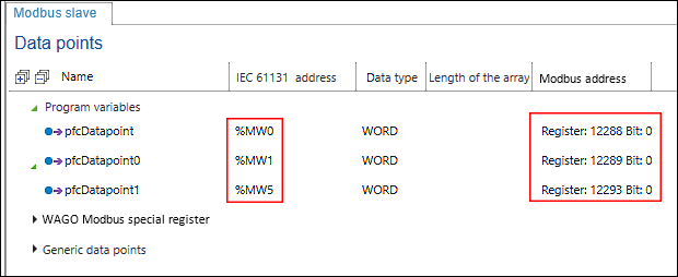 Use Variables from CODESYS V2