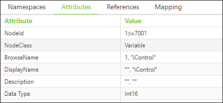 “Attribute” Tab