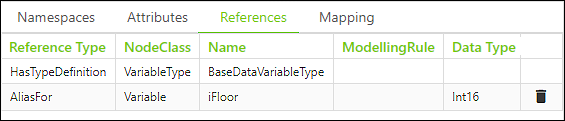 “References” Tab