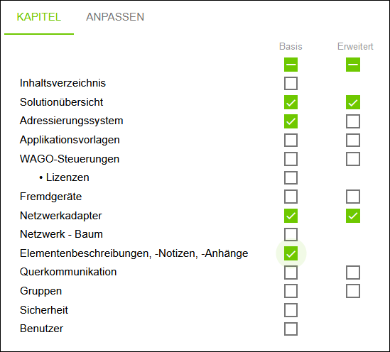Seitenmenü > Menü „Solutions“ > Menüpunkt „Dokumentation“ > Register „KAPITEL“