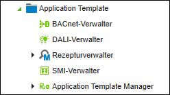 Objekte „Verwalter“ in der Programmstruktur einer Entwicklungsumgebung
