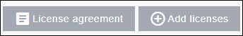 Side Menu > “Licensing“ Menu Item > General Buttons