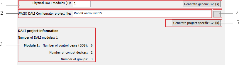 IEC Development Environment: DALI Manager Workspace