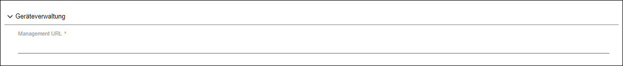 Seitenmenü > Repository > Register „ADRESSIERUNGSSYSTEME“ > Editor > Bereich „Geräteverwaltung“