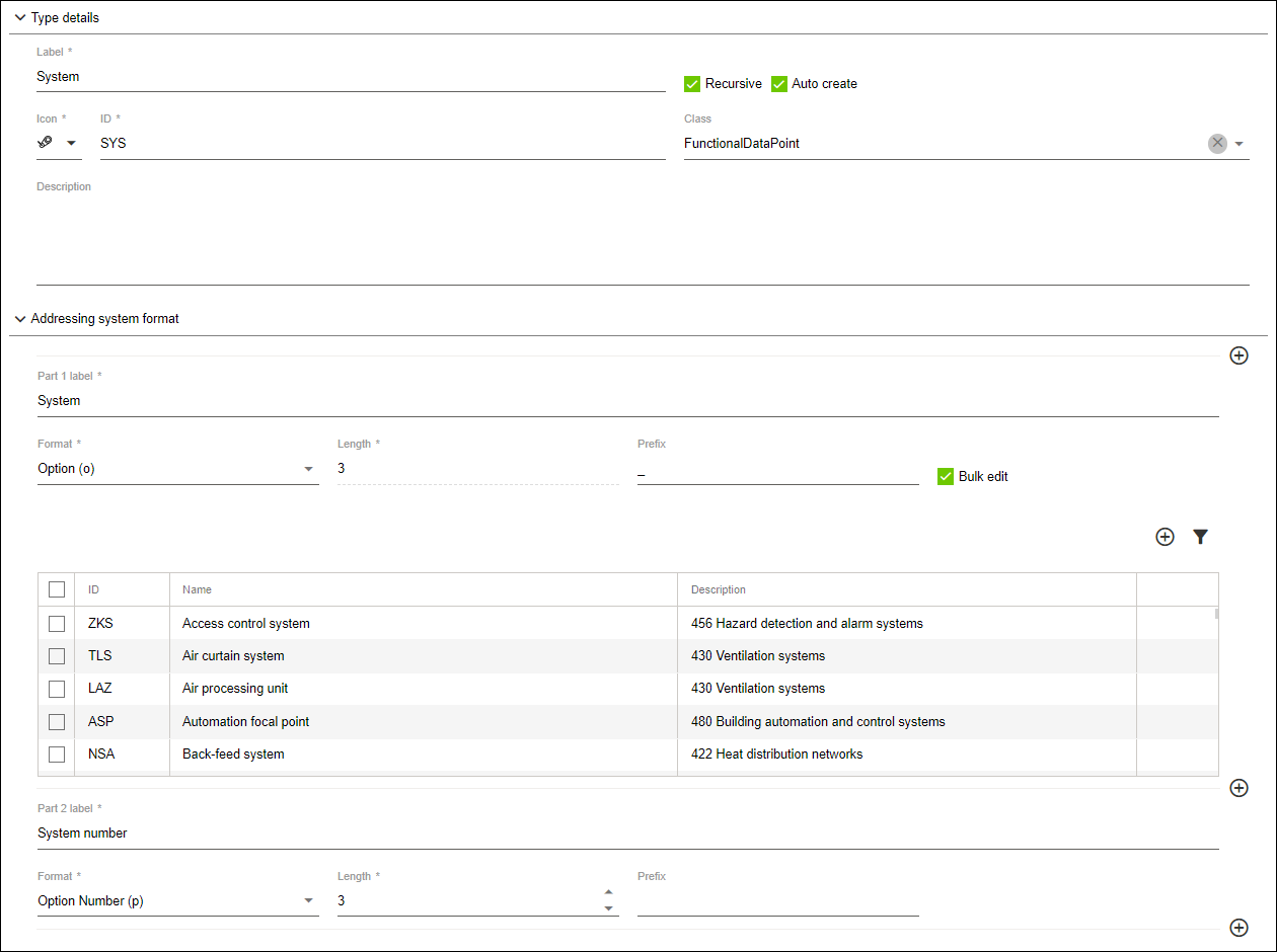 Structure Editor > Entity Properties > Area Overview