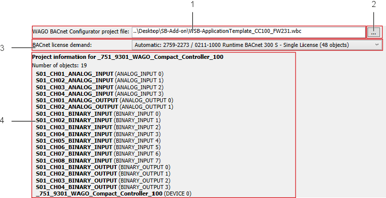 IEC Development Environment: BACnet Manager Workspace