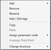 Application Template Manager > “Functional Structure” Tab > Workspace > Context Menu