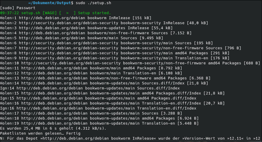 Installation on Linux: Example