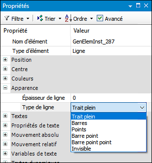 Sélectionnez les types de connexion