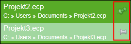 Docking the Position of the Project File