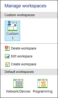 Manage Workspaces