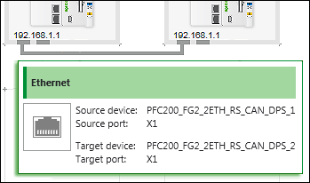 Context Menu of a Connection