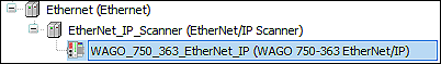 EtherNet/IP-Scanner und -Adapter