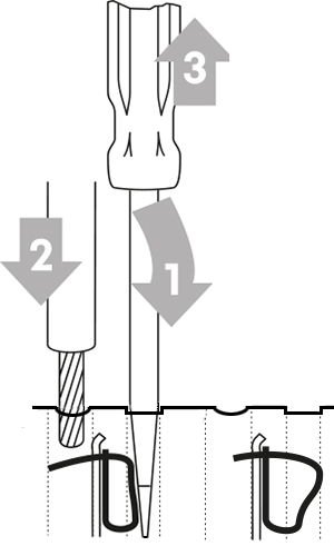 Connecting a Conductor to a CAGE CLAMP®